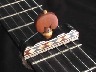 Cejilla Flamenca de ébano y taracea