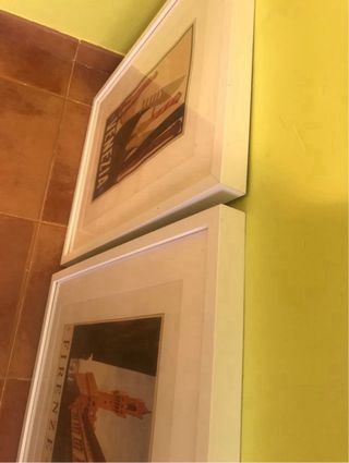 Cuadros con marco de madera de calidad y cristal