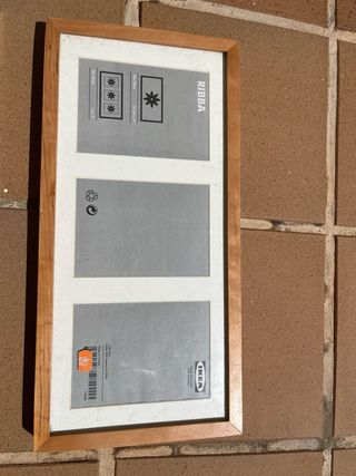 Cuadros con marco de madera de calidad y cristal