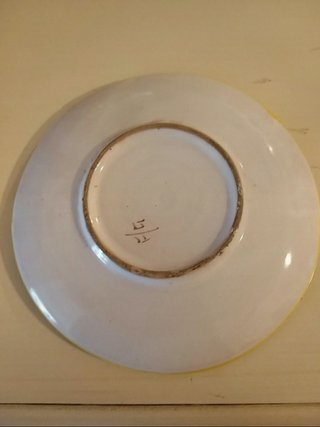 Piatto in ceramica  anni 60