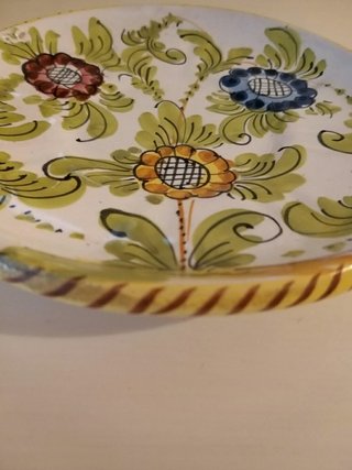 Piatto in ceramica  anni 60