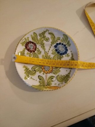 Piatto in ceramica  anni 60