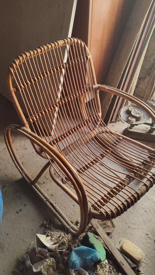 Sillon de mimbre