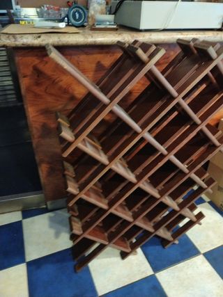 Botellero vino de madera