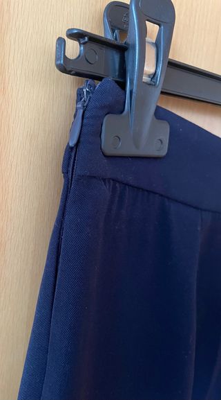 Pantalon palazzo azul marino Zara, T-M