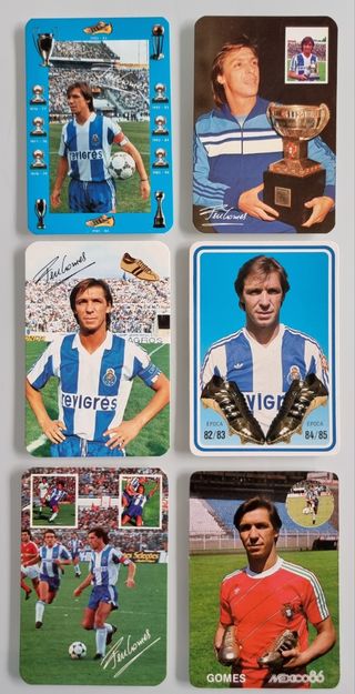 6 Calendários Gomes _ F.C.Porto anos 80