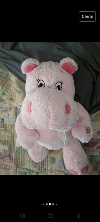 Peluches PUERCO ESPIN e HIPOPÓTAMO preciosos