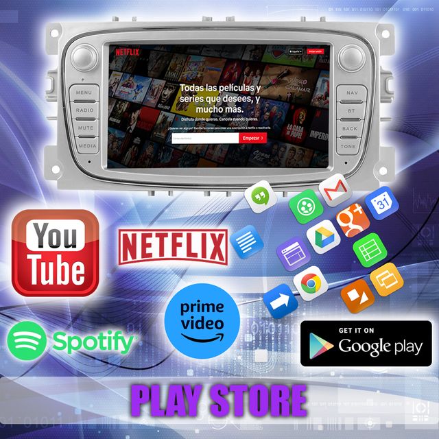 PANTALLA GPS FORD MONDEO FOCUS S-MAX 2006-2012