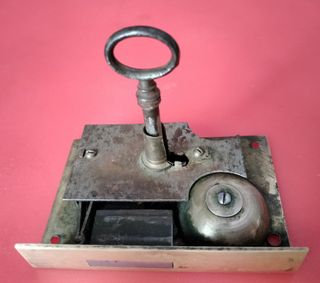 CERRADURA CON ALARMA ANTIGUA