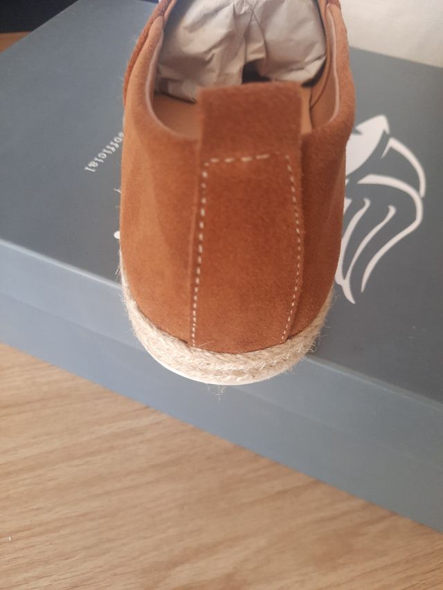 Espadrillas scarpe uomo pelle