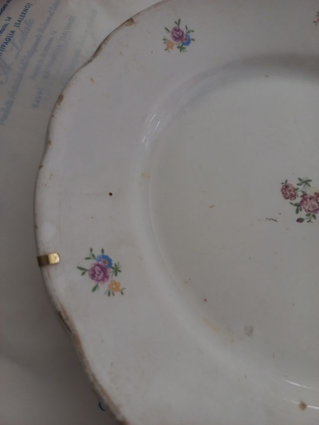 Piatto ceramica antico da appendere