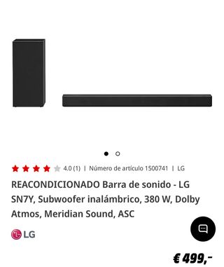 barra de sonido LG