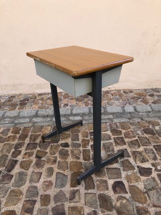 mesa pupitre vintage antiguo escuela