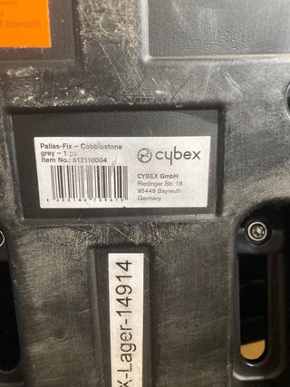 Silla coche Cybex Pallas 2 fix Cobblestone
