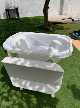 Bañera + cambiador de bebe