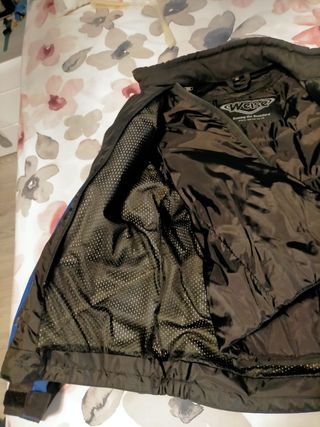 Chaqueta de moto de mujer