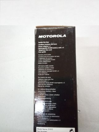 TELEFONO INLALAMBRICO FIJO MOTOROLA