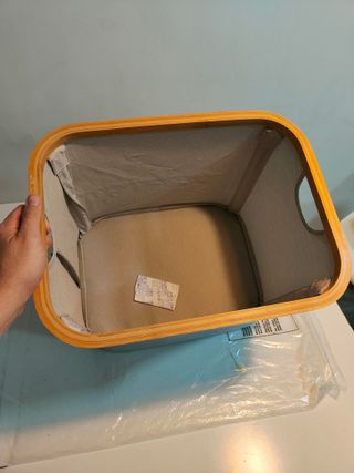 CESTA ALMACENAJE PLEGABLE CESTO ROPA 40L NUEVA