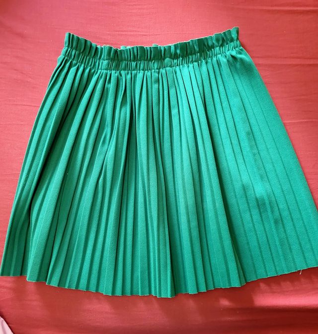 Falda plisada, talla S