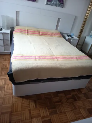 manta de pura lana vintage zamorana