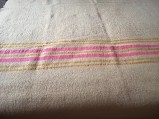 manta de pura lana vintage zamorana