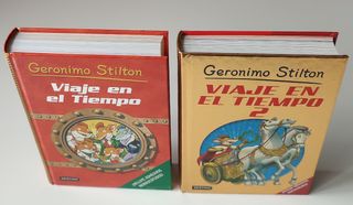 Libros Viaje en el Tiempo 1 y 2 Geronimo Stilton