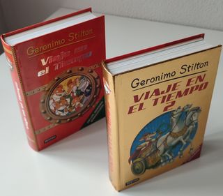 Libros Viaje en el Tiempo 1 y 2 Geronimo Stilton