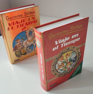 Libros Viaje en el Tiempo 1 y 2 Geronimo Stilton