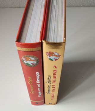 Libros Viaje en el Tiempo 1 y 2 Geronimo Stilton