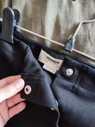 Falda de terciopelo Pull&Bear