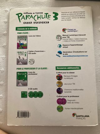 parachute 3 cahier d exercices