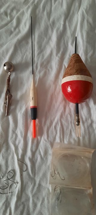 útiles de pesca