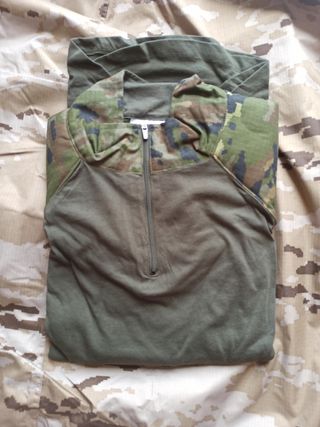 Lote 17 Camisa antifragmentos verde 