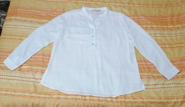 Camicia Adam gocce di Elena bianca TG 50