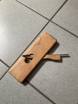 pialla manuale in legno da falegname
