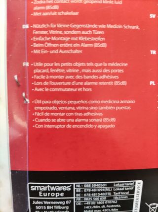 Kit alarma puerta abierta