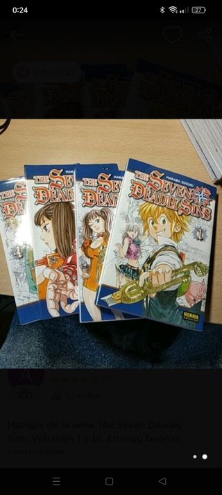 Comic the seven deadly sins