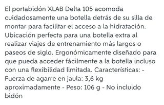 triatlón potabidón XLAB Delta 105 negro