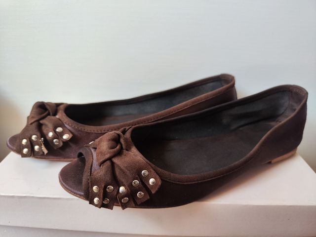 Ballerine marroni Romano Calzature tg 39