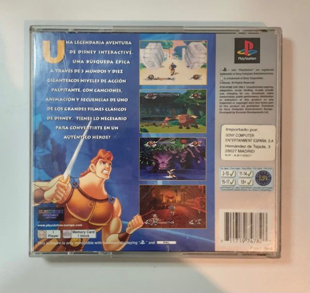 Hercules para PS1