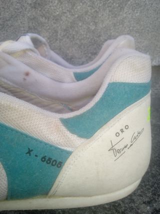 Zapatillas match worn medallista oro Fermín  cacho
