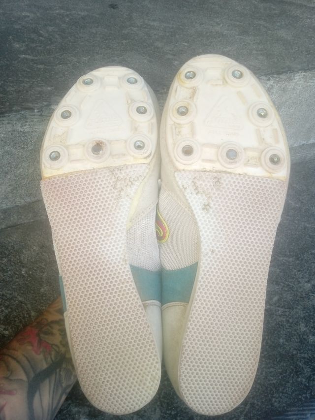 Zapatillas match worn medallista oro Fermín  cacho