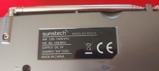 Radio Sunstech RPS410 Titanium