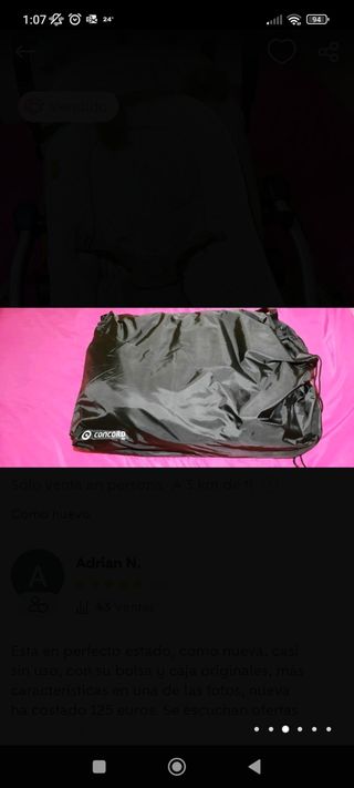 Hamaca bebé Concord Rio