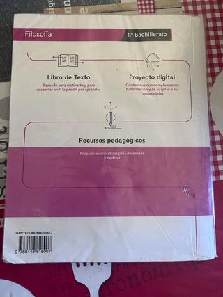 libro filosofía 1bachillerato