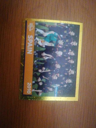 Cromo España 2010 mundial de Qatar 2022