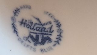 Holandesa Con Cantaros Campana Cerámica Delf