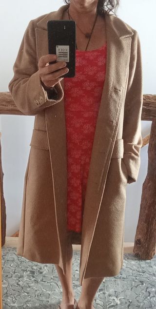 Abrigo piel de camello