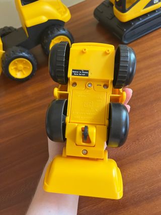 Excavadoras construcción niño