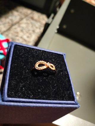 Anillo Swarovski Original Símb. Infinito